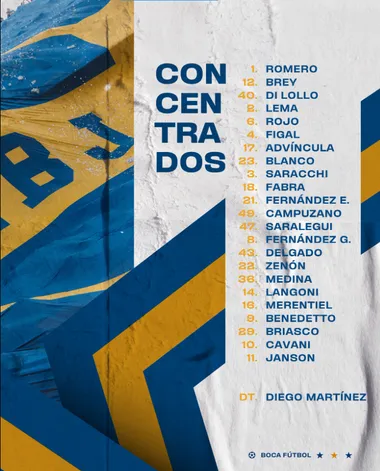 Los concentrados de Boca.