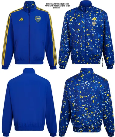 Una campera, dos diseños: la nueva indumentaria de Boca