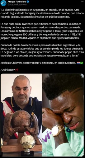 El paraguayo no perdonó al delantero del Real Madrid.