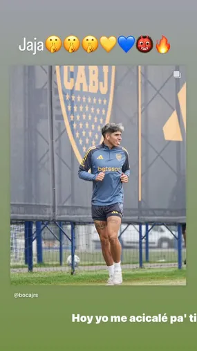La historia que subió Carlos Palacios. (Instagram)