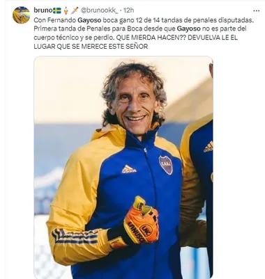 Los hinchas de Boca pidieron por Gayoso.