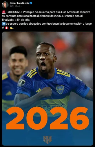 Advínucla renovará su contrato. (Captura)
