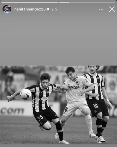 La historia que subió Nández en medio de los rumores sobre su futuro.