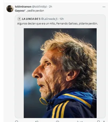 Los hinchas de Boca pidieron por Gayoso.