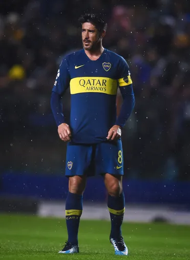 Pablo Pérez en Boca (Getty Images)