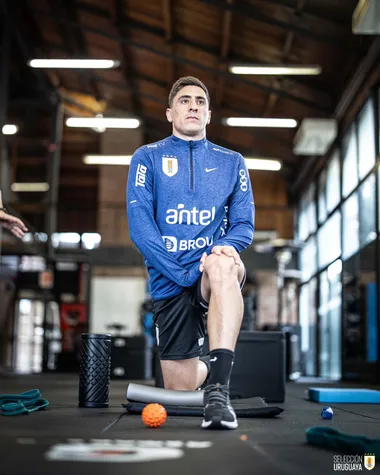 Merentiel ya se entrena con la Selección de Uruguay