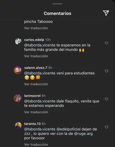 Los hinchas de Estudiantes piden por Taborda