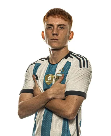Barco, a la Selección Argentina. (AFA)