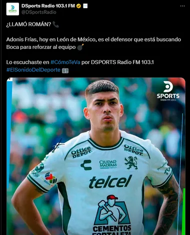 Adonis Frías gusta en Boca otra vez. (Captura)