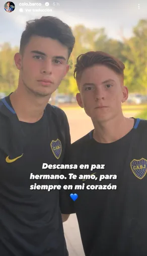 La emotiva historia del Colo Barco. (Captura)