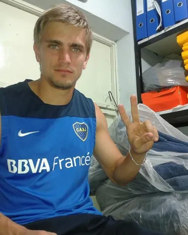 Vidal estuvo en Boca durante la última etapa de Carlos Bianchi. (Gentileza Sebastián Vidal)
