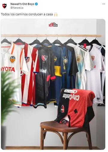 Newell's confirmó el arribo de Banega. (Captura)