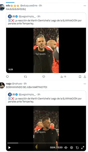 Los hinchas de Boca se burlaron de Demichelis.
