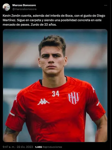 Zenón podría llegar a Boca.