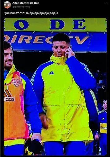 La imagen viral de Rojo. 