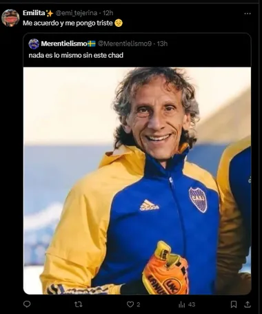Los hinchas de Boca extrañan a Gayoso.