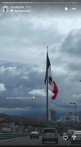 "Me quiero quedar a vivir en México. 