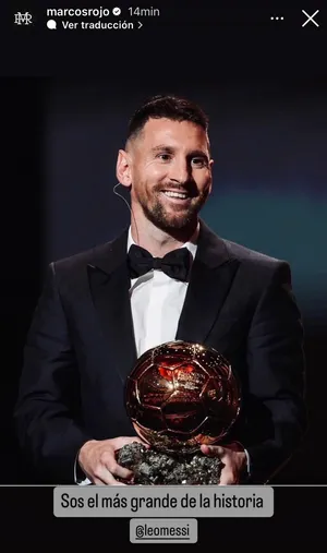 El mensaje de Rojo para Messi