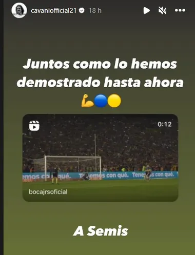 Cavani, enfocado para lo que se viene