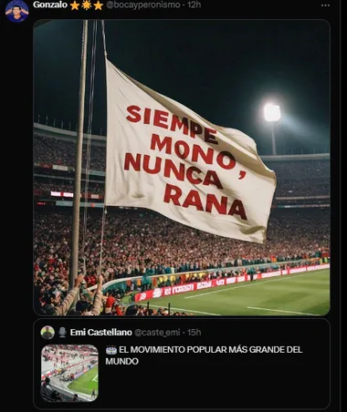 El enojo de los hinchas de Boca.