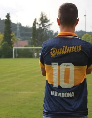 Ander Herrera posó con una camiseta de Maradona. (Instagram)