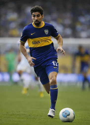Cángele, durante su segunda etapa en Boca. (Imago)