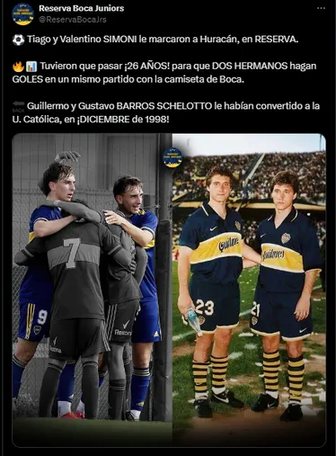 El récord de los hermanos Simoni. (Captura)