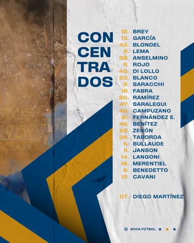 Los concentrados vs. Central Norte. (Boca Oficial)