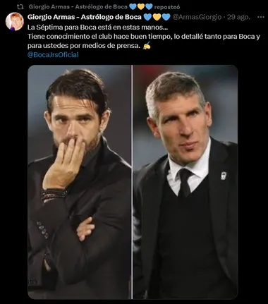 La fuerte predicción del astrólogo de Boca con Gago. (Captura)