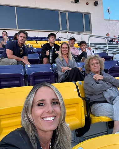 El Mellizo, en compañía de su familia en Estados Unidos.