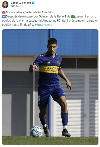Alvariño es nuevo jugador de Amazonas. (Captura)