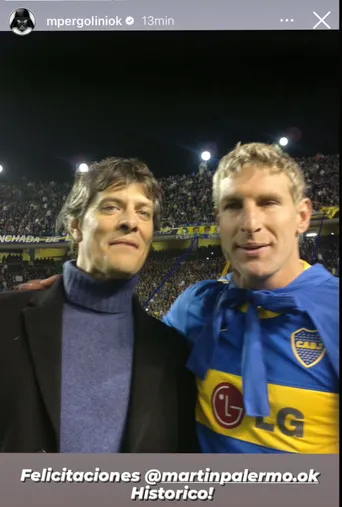 La historia que subió Mario Pergolini en su cuenta de Instagram. (Captura)
