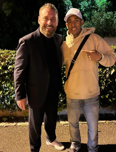 De Rossi y Villa, juntos en Roma. (Instagram)