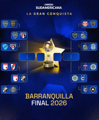 El cuadro de la Copa Sudamericana.