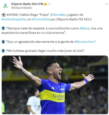 La palabra del Pulpo González. (Captura)