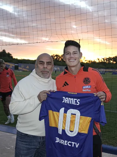 James, con la 10 de Boca. (Prensa CABJ)