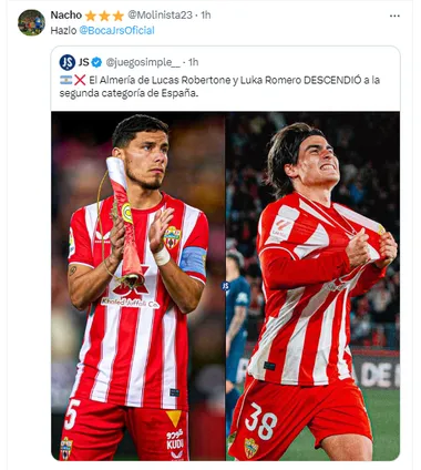 Los hinchas de Boca piden por Luka Romero.