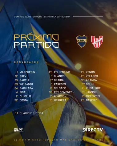 Los concentrados de Boca. 