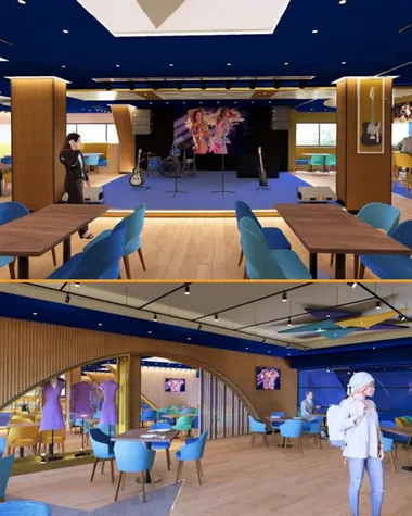 Un vistazo a cómo quedaría el Hard Rock en La Bombonera.