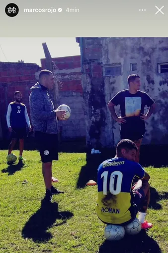 La historia de Marcos Rojo. (Captura)