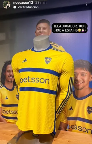 La nueva camiseta de Boca.