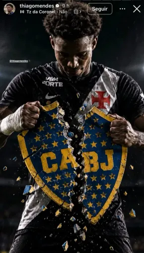 Mendes se había burlado de Boca tras la ida. 