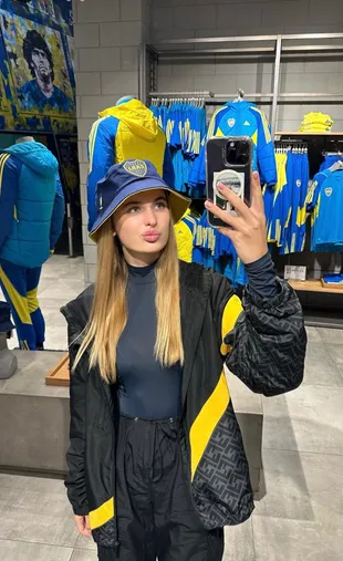 Stacy, pareja del paraguayo Enciso 