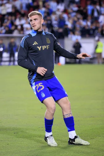 Valentini en la Selección Argentina. (Imago)