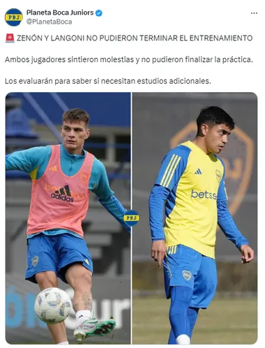 Zenón y Langoni, en duda.