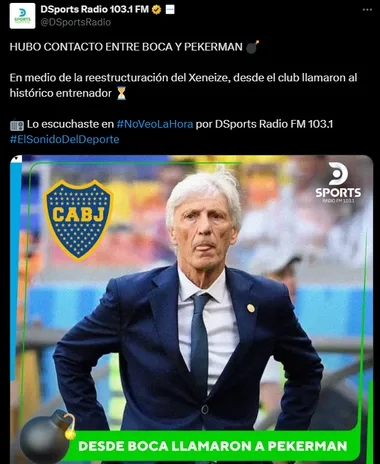 Pekerman recibió el llamado de Riquelme. (Getty)