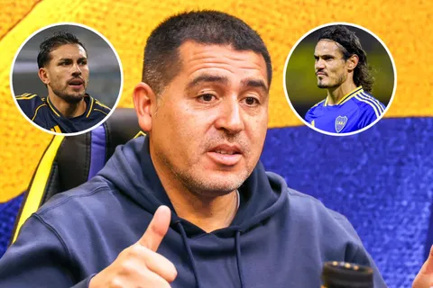 Juan Román Riquelme señaló a Paredes y Cavani en la charla con los jugadores de Boca: "Ellos dos..."