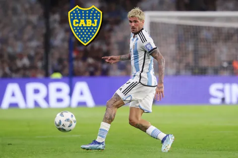 Se viralizó una foto de De Paul con la camiseta de Boca