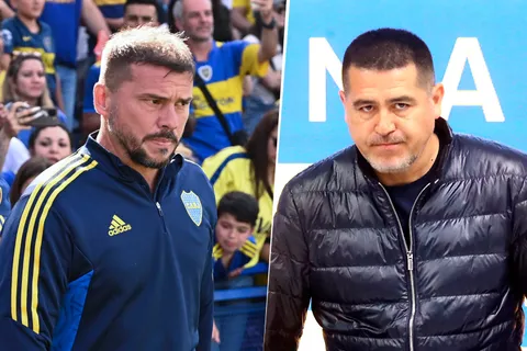 La primera aparición pública de Juan Román Riquelme junto a Mariano Herrón
