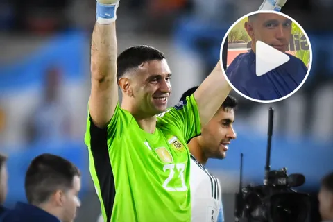 Viral: el look especial del Dibu Martínez para su debut en la Bombonera